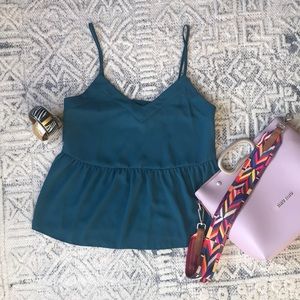 ASOS peplum tank 🌴